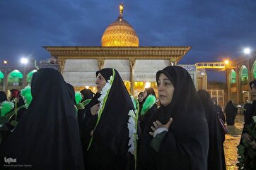 Flowers Laid on Tombs of Shah Cheragh Terrorist Attack Martyrs
