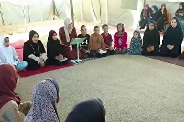 Gaza Children Find Comfort in Quran as Israeli War Marks Anniversary