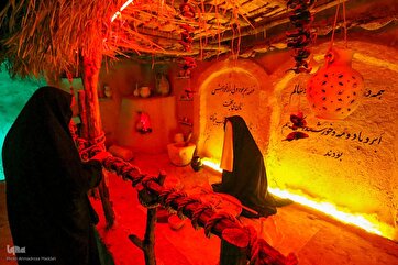 Ceremonies at ‘Blue Jasmine’ Monument in Southern Iran Mark Hazrat Zahra Martyrdom Anniversary