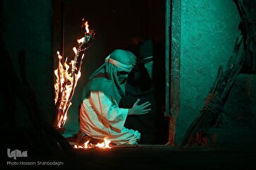 Condolence Theater on Stage in Qom
