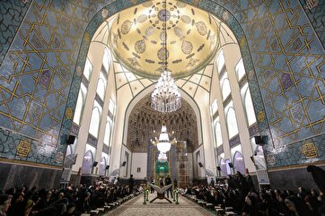 Quran Recitation Program Held at Goharshad Mosque in Mashhad