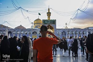 Santuario Imam Ridha (p) en vísperas de su aniversario de nacimiento