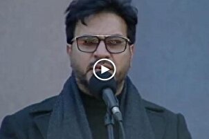 Recitación del Corán de Shakernejad durante el funeral de Nasrallah en Beirut