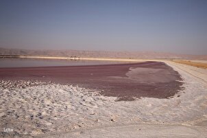 El pintoresco lago Maharloo en el suroeste de Irán