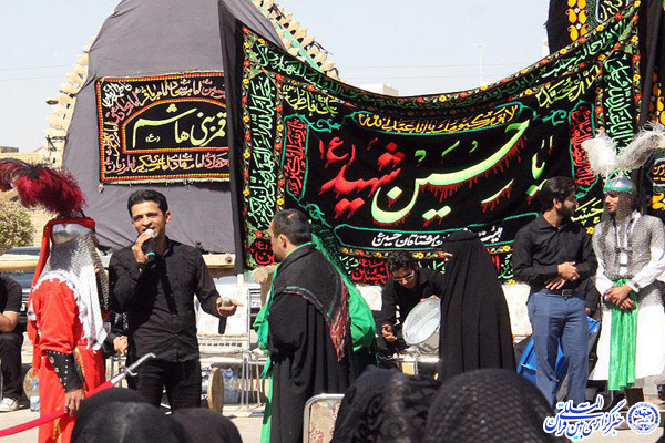 برگزاری مراسم تعزیه‌خوانی توانخواهان ذهنی در یزد+عکس
