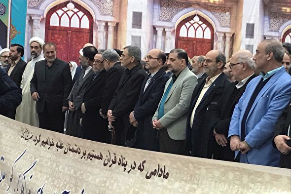 فیلم/ تجدید میثاق جامعه قرآنی کشور با آرمان‌های امام راحل(ره)