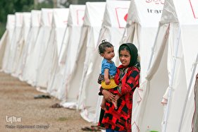 اردوگاه اسکان اضطراری در الهایی خوزستان