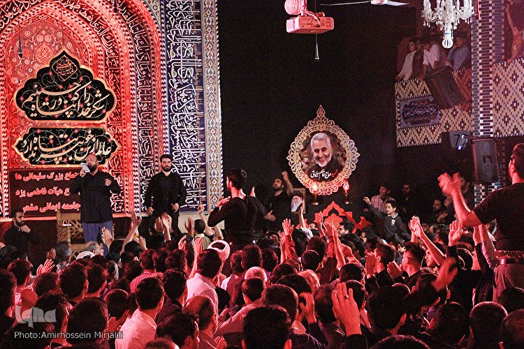 اجتماع هیئت‌های فاطمی یزد به مناسبت بزرگداشت شهید قاسم سلیمانی