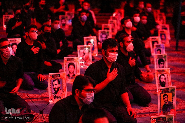 فیلم | سوگواری حسینی با طعم تكریم یاد شهدا در شیراز