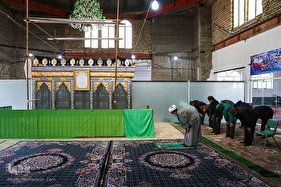 آستان مقدس امامزادگان پنج‌تن، در دهستان تبادکان