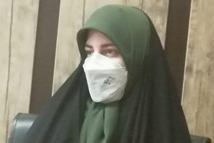 ندا اسدی، مدیر بانوان ناحیه بسیج دانشجویی فارس 
