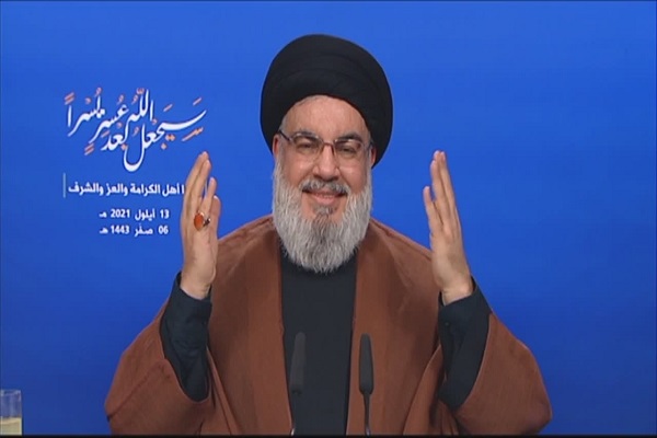 پیام دبیرکل حزب الله لبنان درباره ورود تانکرهای حامل سوخت این کشور