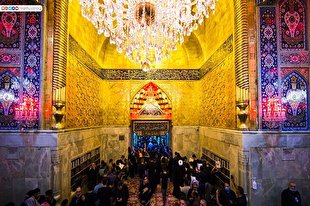 تصاویری از ضریح امام حسین(ع) در آستانه اربعین حسینی