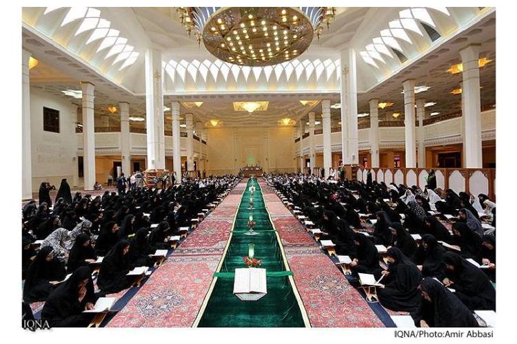 مراسم جزءخوانی قرآن حرم شاهچراغ(ع)