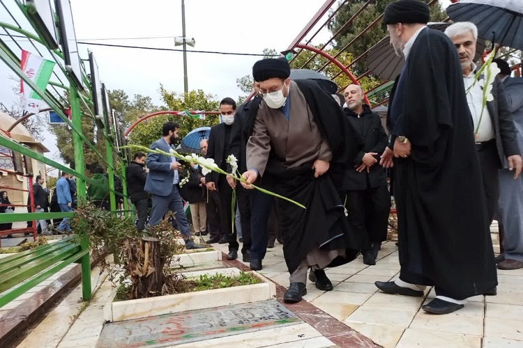 گلباران قبور شهدا، رئیس کل دادگستری فارس