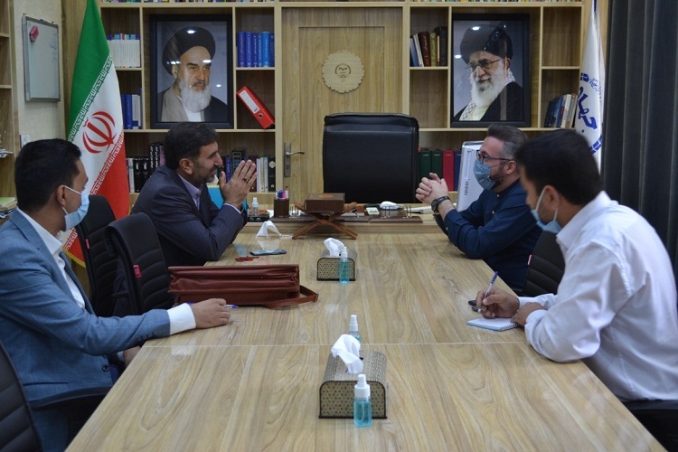 دیدار فرماندار ویژه لارستان با رئیس جهاددانشگاهی فارس