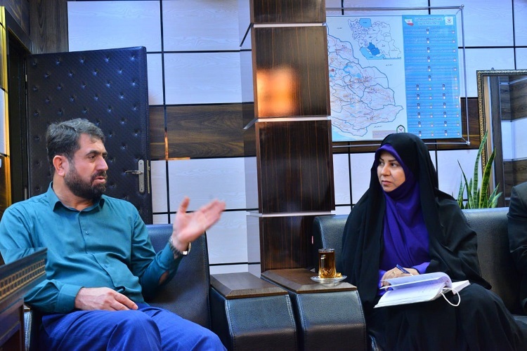 دیدار مدیرکل زندان های فارس با عضو شورای اسلامی شهر شیراز