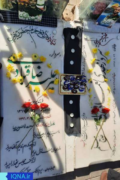 عکس | پاسداشت سالروز شهادت «علیرضا قبادی» در امامزاده محمد(ع)