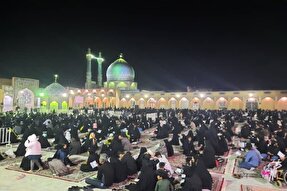 عکس | احیای شب بیست‌وسوم در بقاع متبرکه کرمان