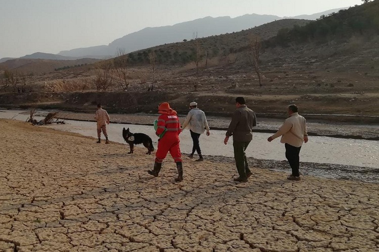 سیل استهبان، تجسس برای مفقودین، هلال احمر فارس