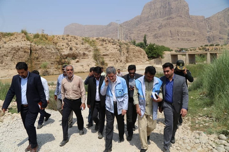 بازدید استاندار فارس، مناطق سیل زده استهبان 