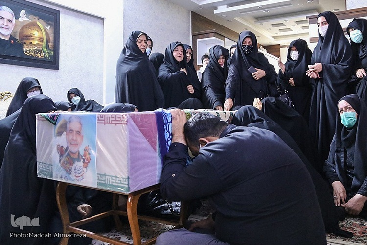 وداع با پیکر شهید عبدالله اسکندری، شیراز