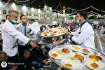 پذیرایی از ۶۰۰۰ زائر حرم رضوی در تاسوعا و عاشورا