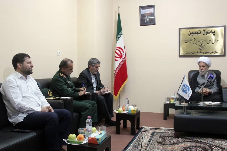 بازدید مسئولان فارس از پاتوق تبیین، بسیج رسانه فارس