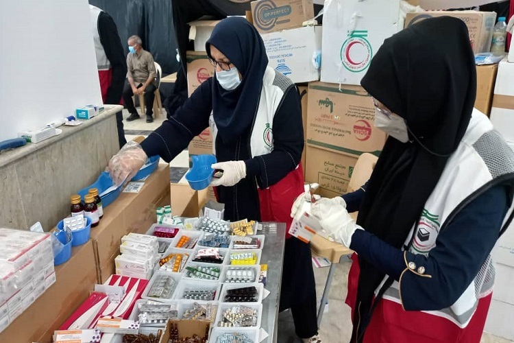 خدمت‌رسانی امدادگران فارس، زائران اربعین، سامرا و بلد