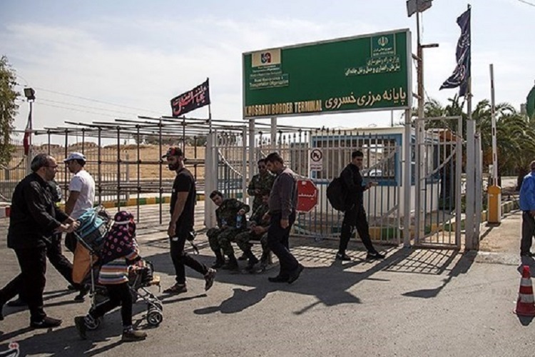 مرز خسروی، زائران اربعین