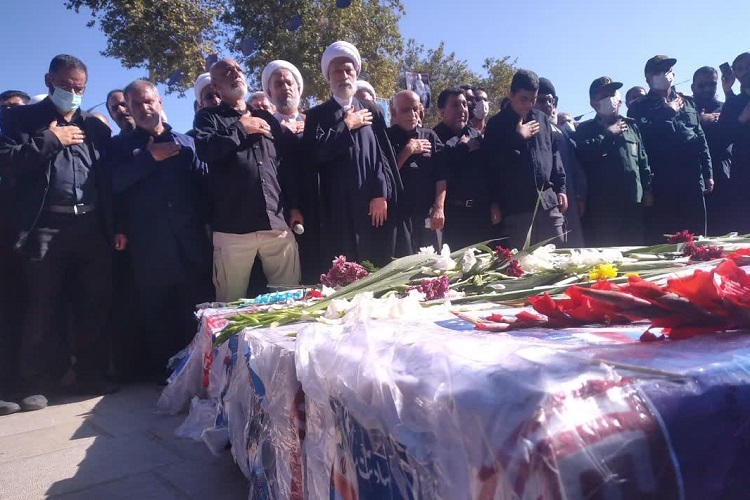 مراسم خاکسپاری شهدا، حادثه تروریستی حرم شاهچراغ(ع)، شیراز