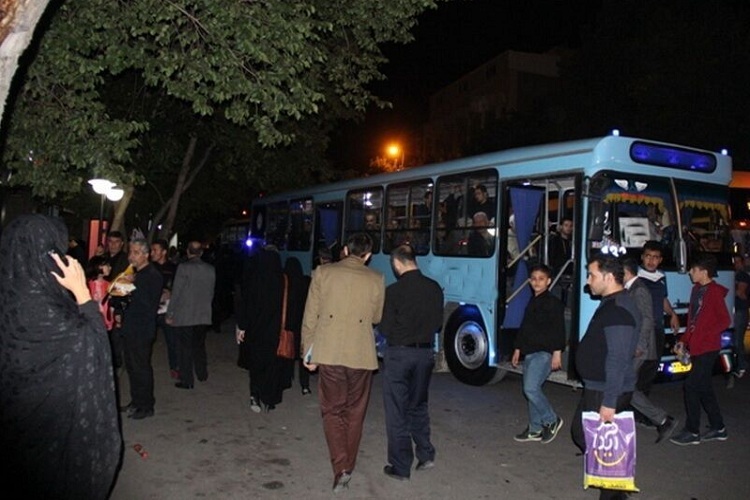 حمل و نقل مردم شیراز در شب‌های قدر