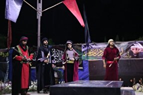 عکس | آیین تعزیه‌خوانی در بوستان مادر کرمان