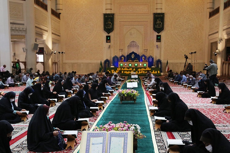 مراسم جزءخوانی حرم شاهچراغ(ع)