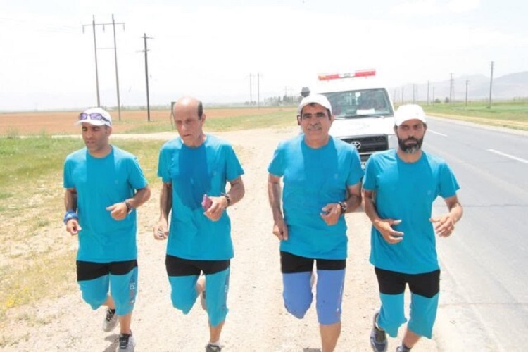 دوندگان «جاده ولایت»  اقلید فارس