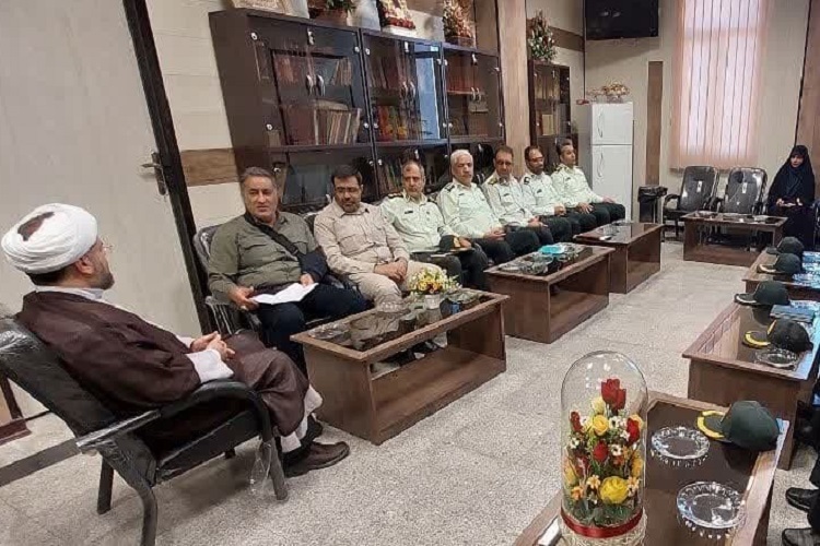 نشست مسئولان انتظامی با مسئولان دادگستری فسا