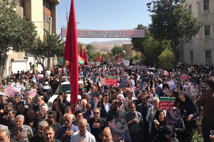 تشییع شهدای حادثه حرم شاهچراغ(ع)، شیراز