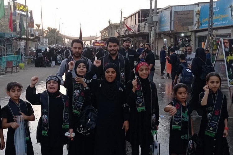 برنامه «نذر قدم‌های رقیه(س)» دانش‌آموزان، پیاده‌روی اربعین