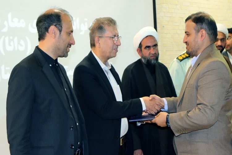 مراسم تکریم و معارفه رئیس حوزه قضایی سرچهان