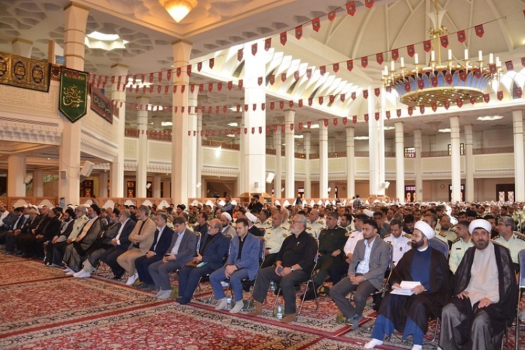 مراسم بزرگداشت هفته دولت، حرم شاهچراغ(ع)