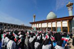 اجتماع ۱۲هزارنفری دانش آموزان در حرم مطهر شاهچراغ (ع) ‎