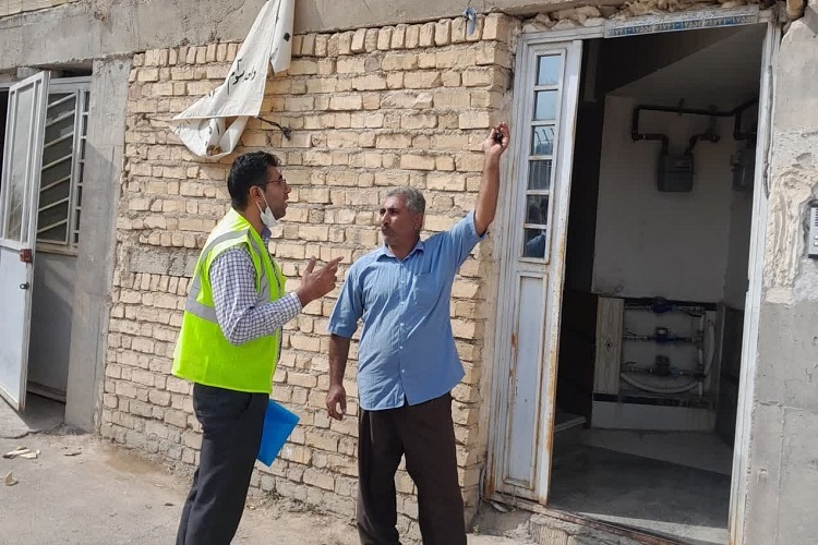 بازدید از مناطق آسیب‌دیده زلزله‌زده، خان‌‌زنیان