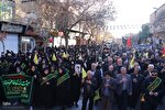 حرکت دسته های مردمی عزادار حضرت شاهچراغ (ع) در شیراز