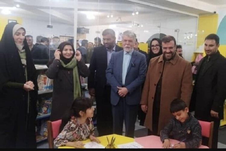 افتتاح کتابخانه امین ولایت، شهر صدرا