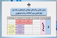 برنامه‌های تبلیغاتی نامزدهای مرحله دوم انتخابات ریاست جمهوری