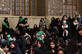 سوگواره شیرخوارگان حسینی در حرم مطهر رضوی سوگواره شیرخوارگان حسینی در حرم مطهر رضوی