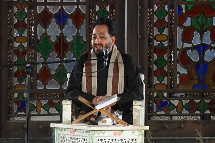 تلاوت سعید پرویزی در مجموعه فرهنگی علمدار ظهور + فیلم