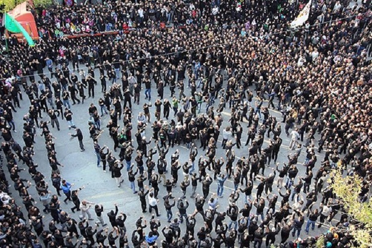 سینه زنی قطاری شیراز