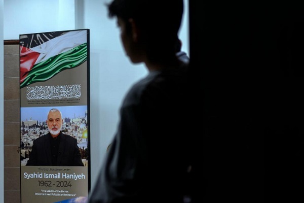 مراسم یادبود شهید اسماعیل هنیه در مساجد مالزی برگزار می‌شود