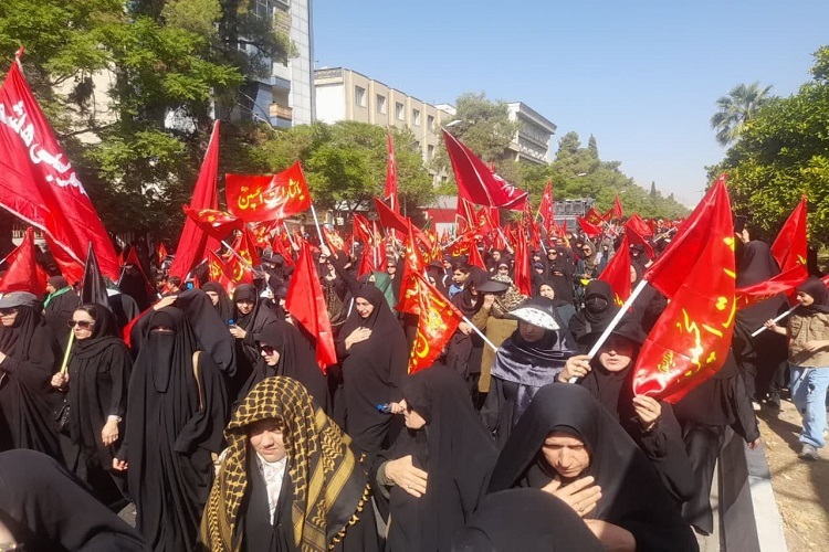 پیاده روی دلدادگان اربعین، شیراز